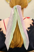 Tied With Love Scrunchie in Green-0