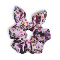Scrunchie with Bow - Bee Happy Dachshunds-0