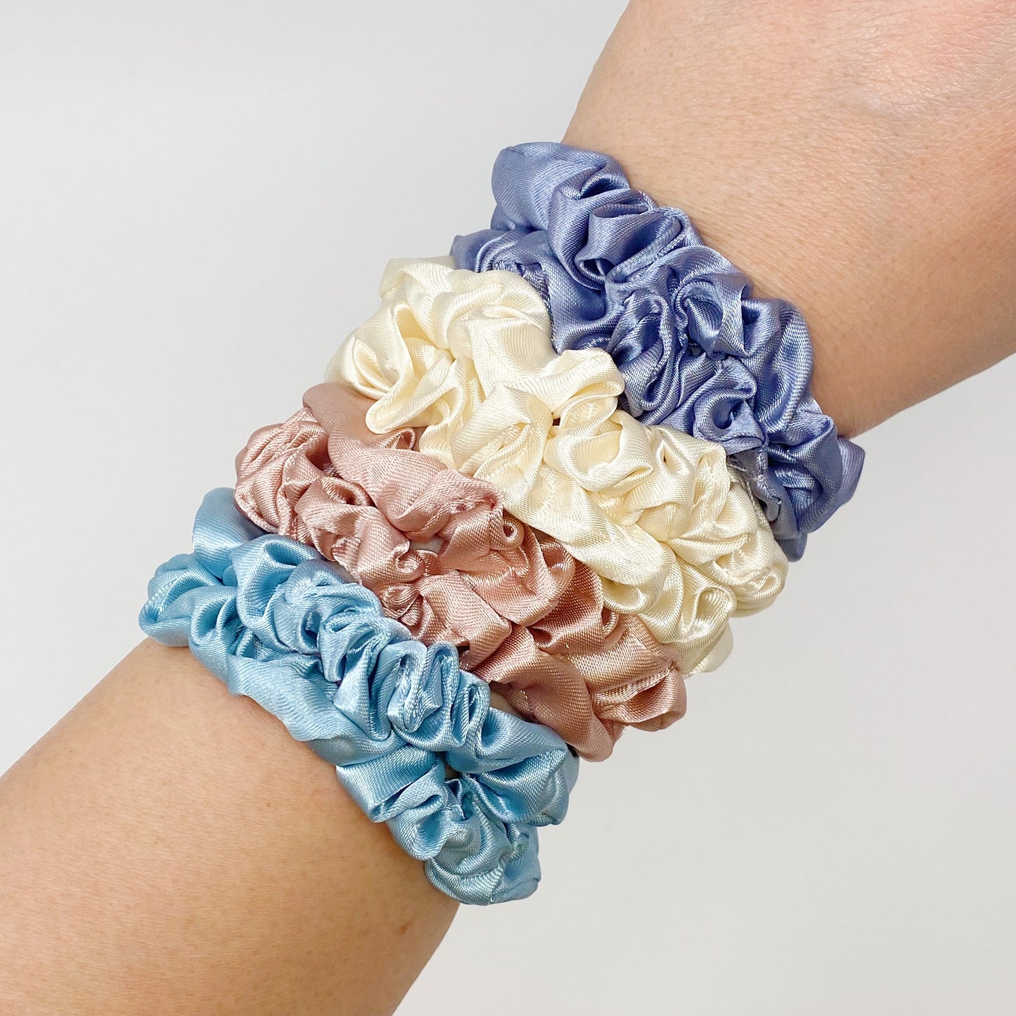 Satin Self Care Scrunch Set Of 8-5