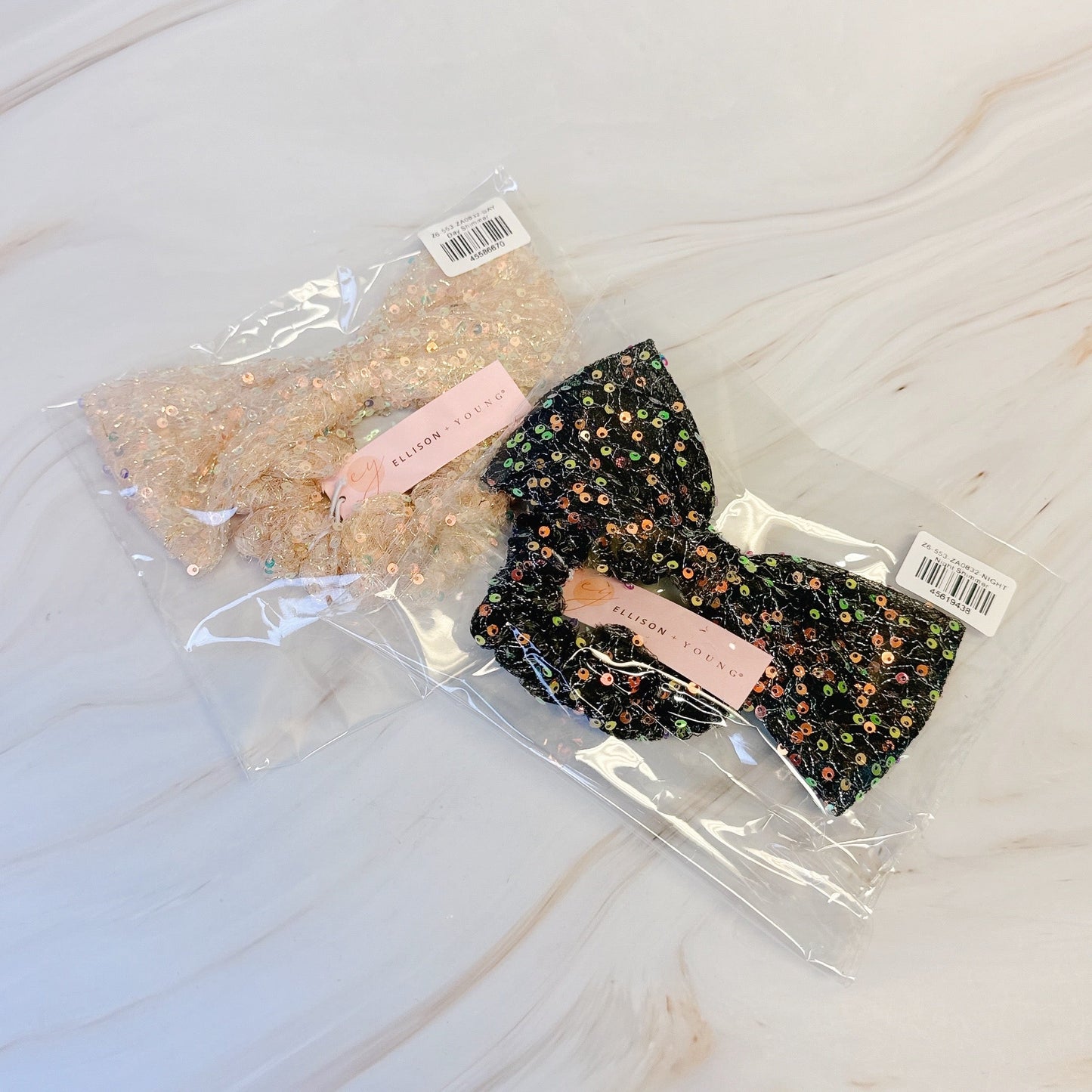Shimmer Lover Bow Hair Scrunch-4