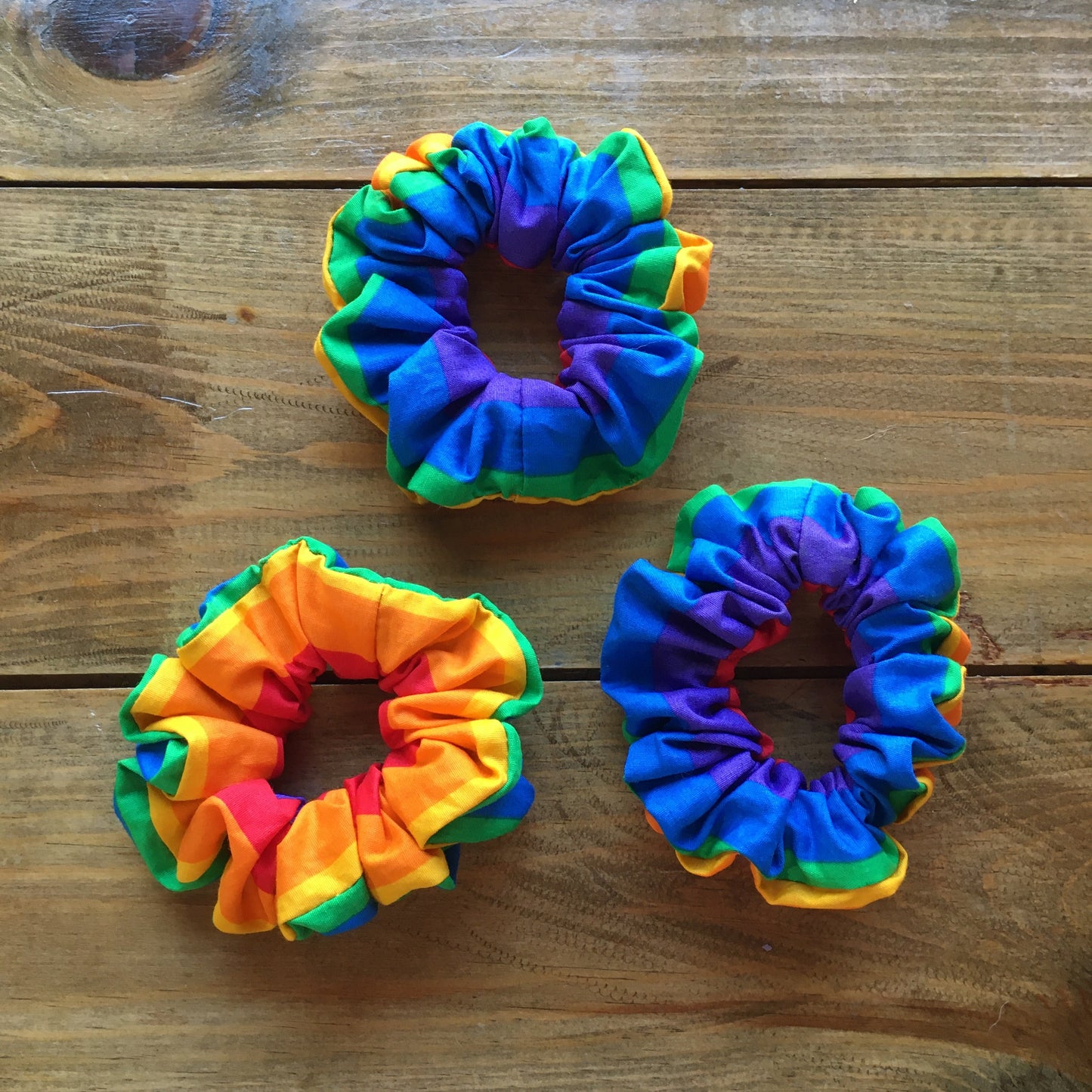 Rainbow Scrunchie - Small-2