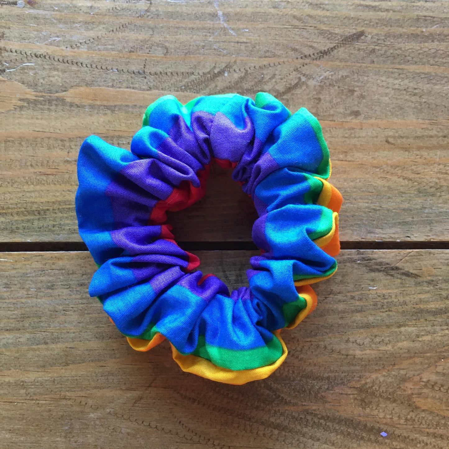 Rainbow Scrunchie - Small-1