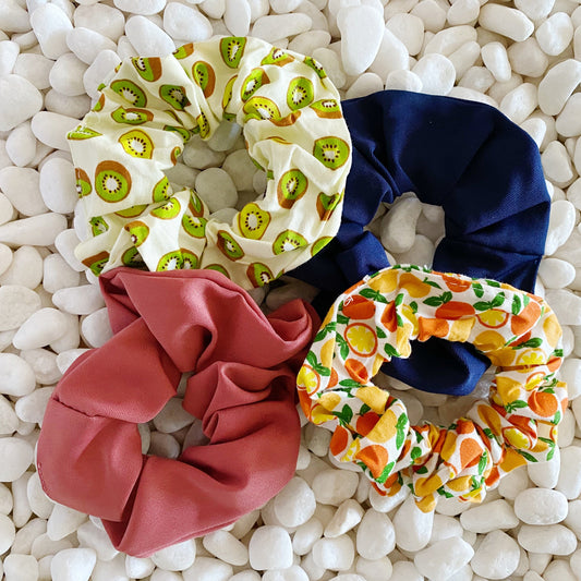 Orchard Sweet Hair Scrunchie Set Of 4-0