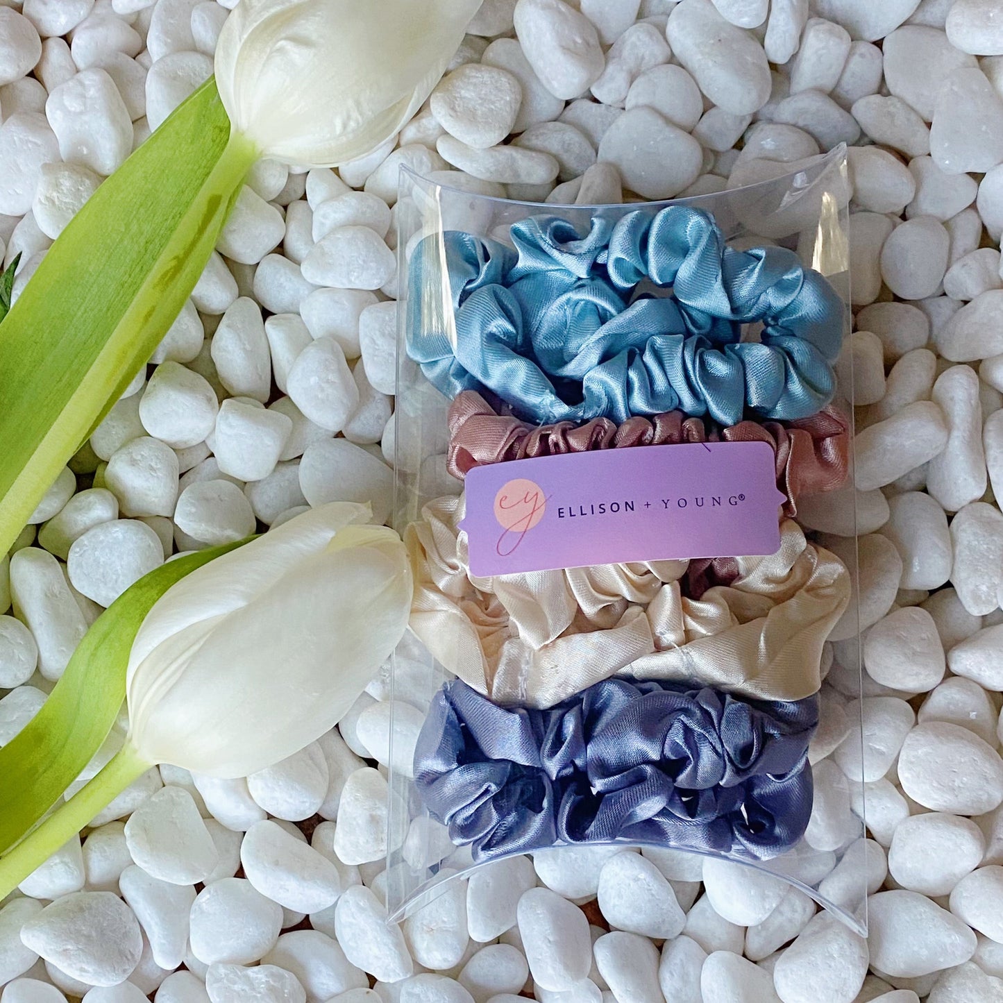 Satin Self Care Scrunch Set Of 8-2